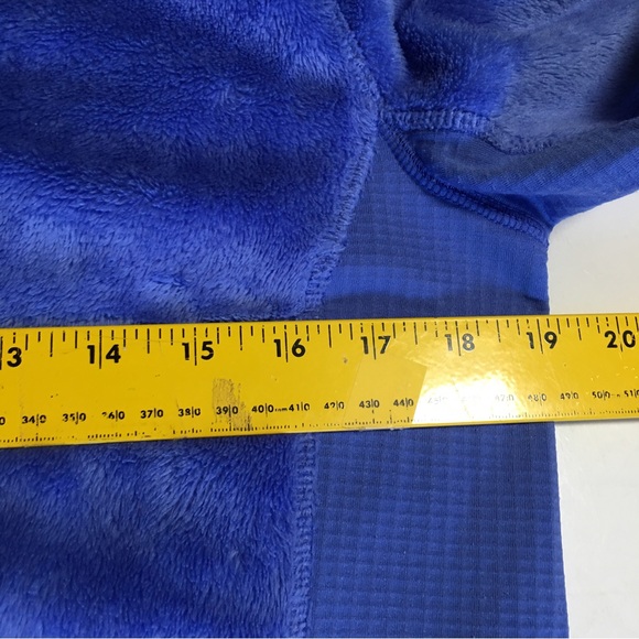 Fleece fuzzy cozy zip jacket fleece setpa blue hoodie full zip LG by SO … - Picture 10 of 11